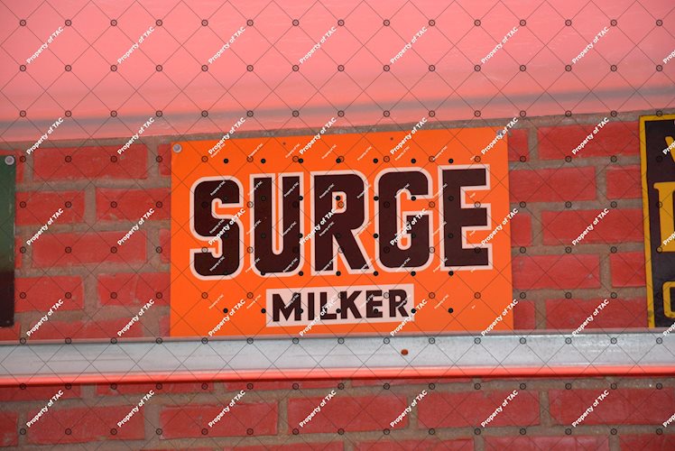 Surge Milker Sign