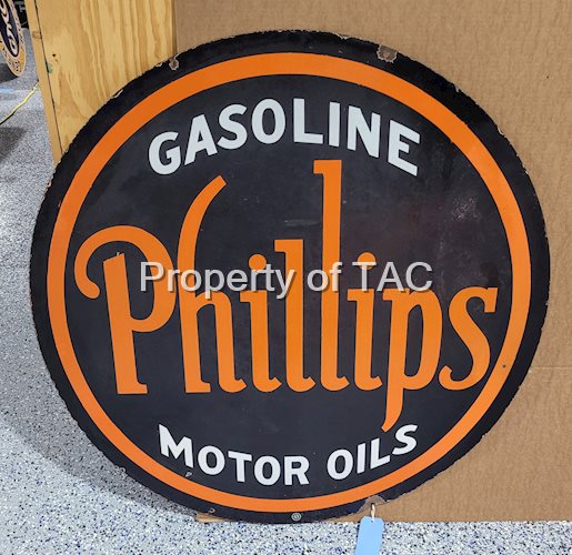 Phillips Gasoline Motor Oils Porcelain Sign