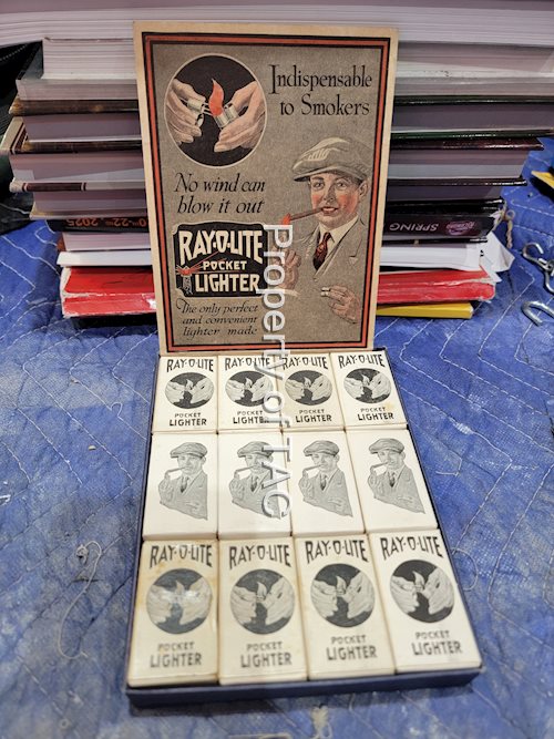Ray-O-Lite Pocket Lighter Display