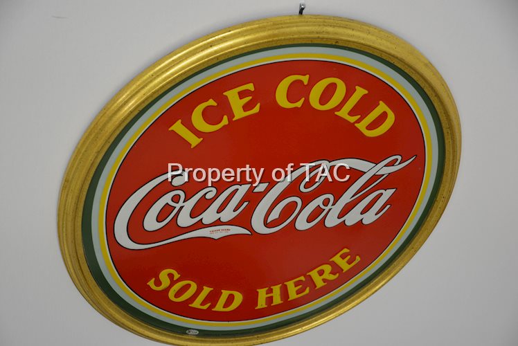 Ice Cold Coca-Cola Sold Here (curved letters)