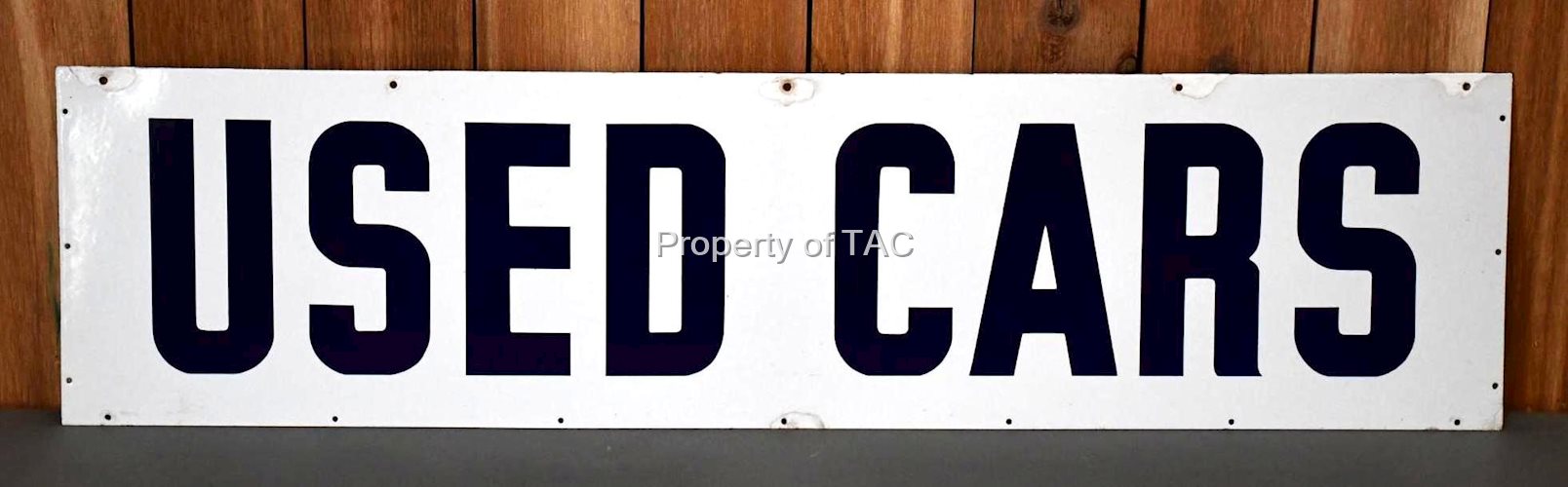 Used Cars Porcelain Sign (TAC)