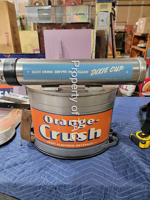 Orange Crush Stainless Steel Stadium Cooler