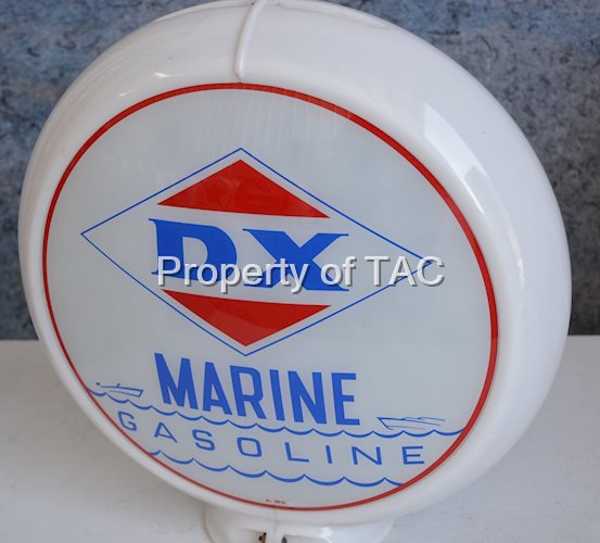 D-X Marine Gasoline w/logo 13.5" Single Globe Lens