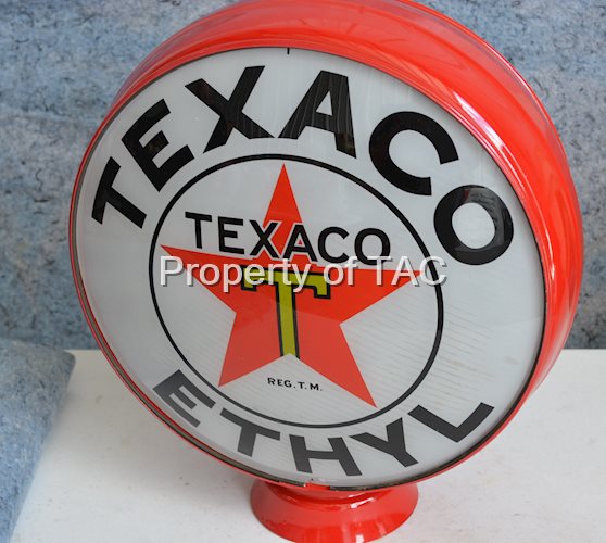 Texaco (black-T) Star Logo Ethyl 15" Single Globe Lens