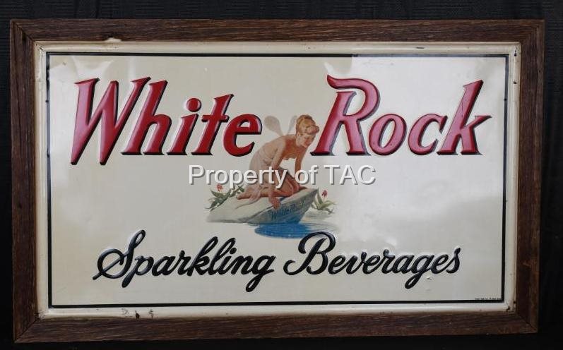 White Rock Sparkling Beverages Metal Sign