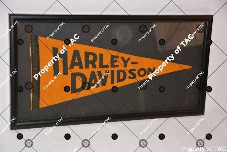 Harley Davidson felt pennant