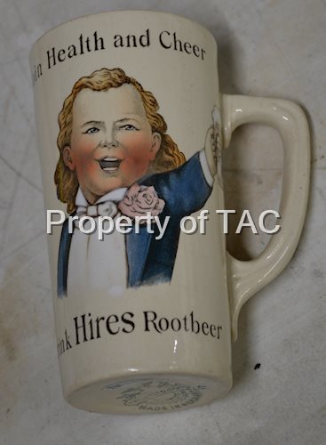 Drink Hires Root beer "Join Health and Cheer" Ceramic Cup w/Handle