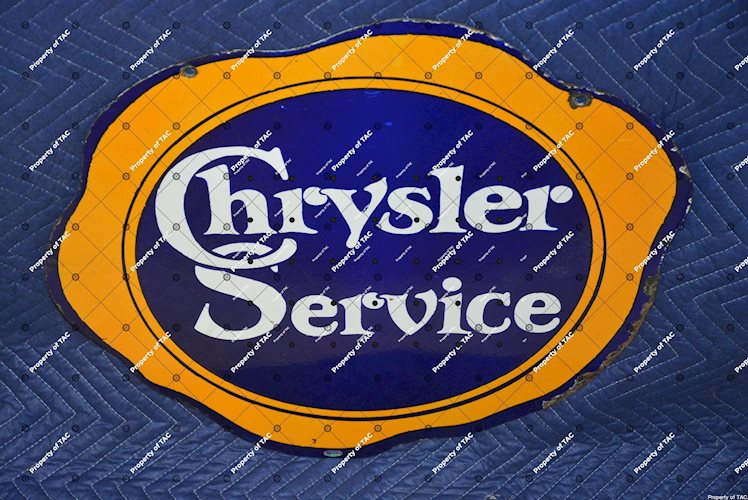 Chrysler Service sign