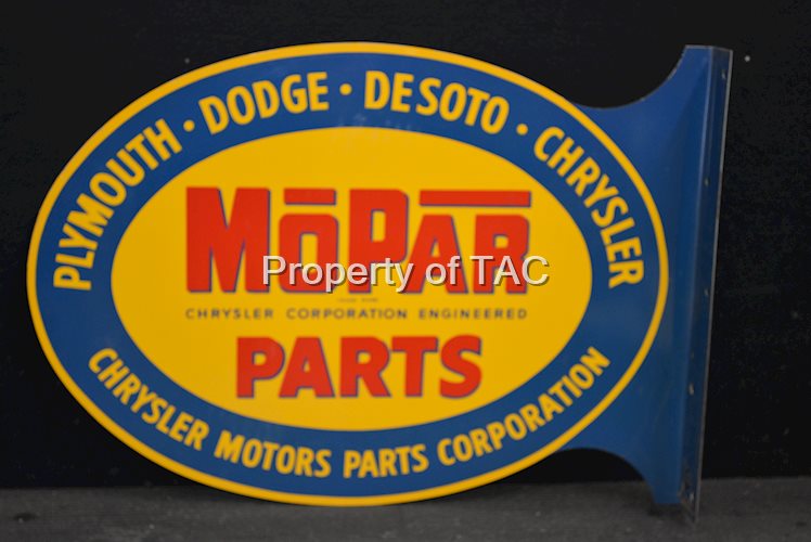 Mopar Parts "Chrysler Motors Parts Corporation" Metal Sign