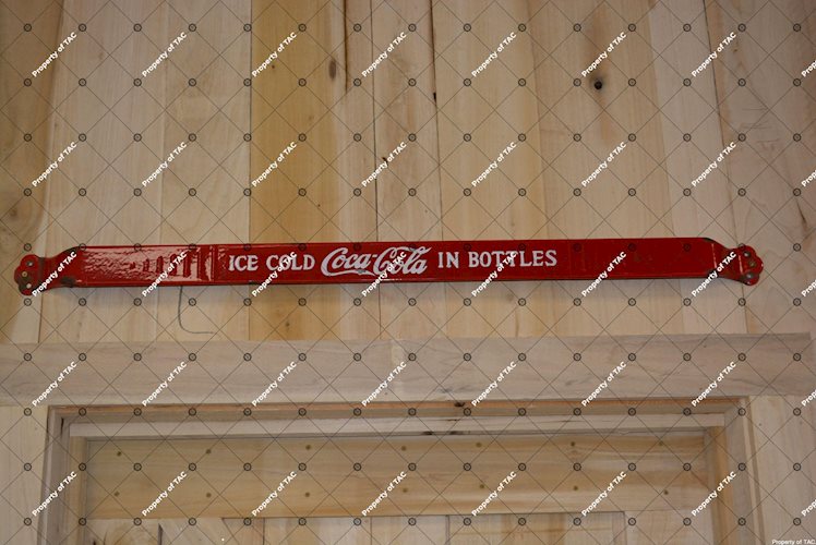 Rare Coca-Cola Ice Cold in Bottles door push