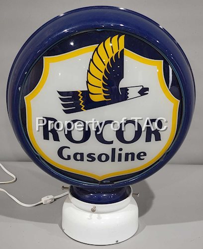(Richfield) ROCOR Gasoline w/Logo 15" Single Globe Lens