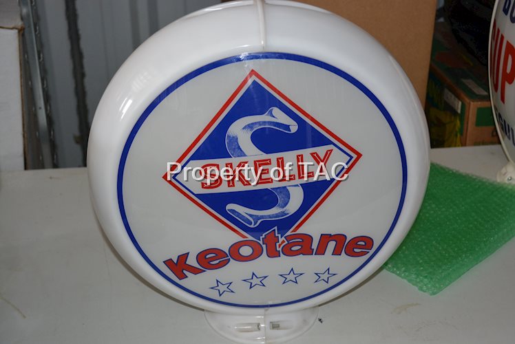 Skelly Keotane (gas) 13.5"D. Single Globe Lens