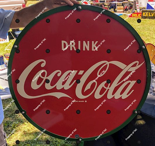 Coca Cola School Single Sided Tin Sign