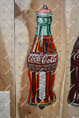 Coca-Cola Christmas Bottle thermometer