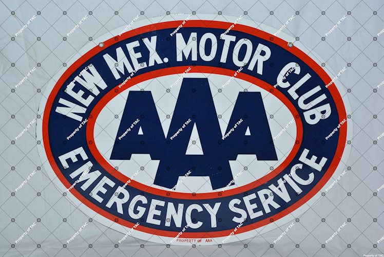 AAA New Mexico Emergency Service Sign
