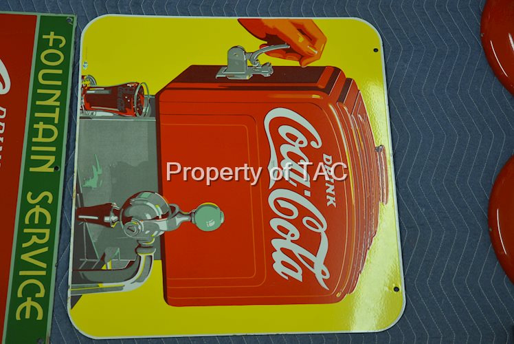 Coca-Cola with fountain dispenser,