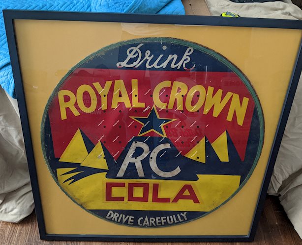 Drink Royal Crown RC Cola Drive Carefully Tire Cover