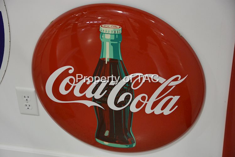 Coca-Cola Button with bottle.