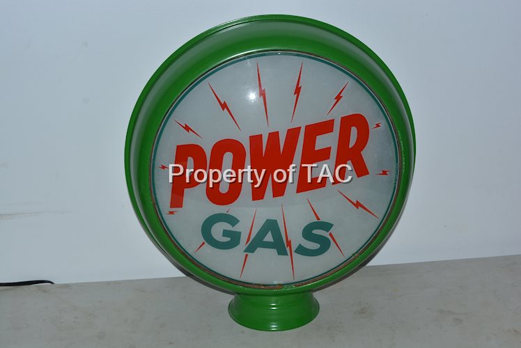 Power Gas 15"D. Single Globe Lens