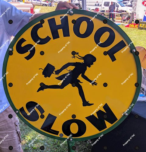 Coca Cola School Slow SST Tin Sign