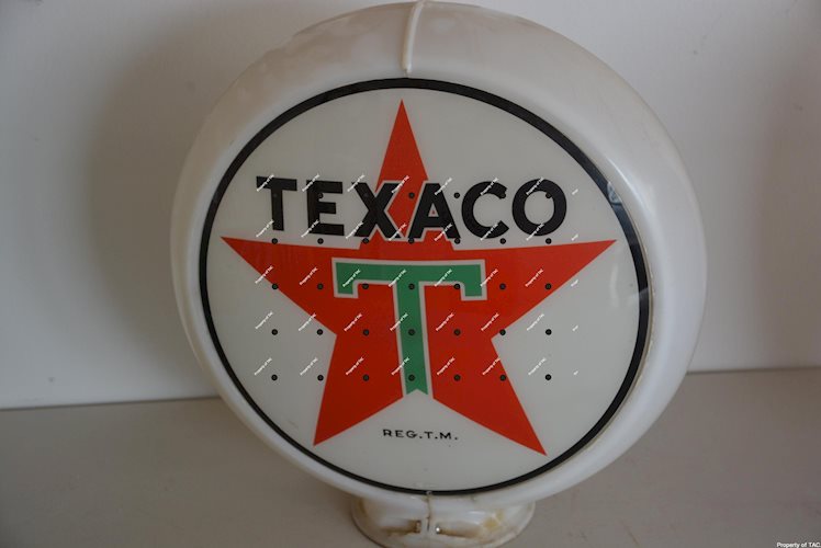 Texaco (white-T) Star Logo single lens