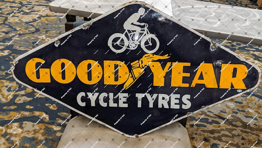 Good Year Cycle Tyres DSP Porcelain Sign (foreign)