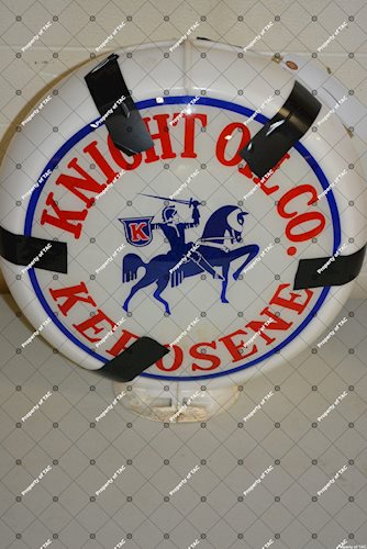 Knight Oil Kerosene w/logo single globe lens