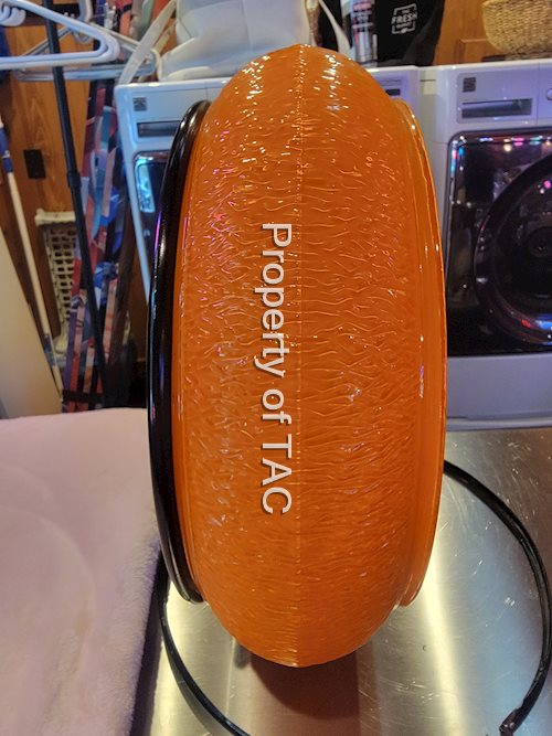 Orange Ripple Globe Body