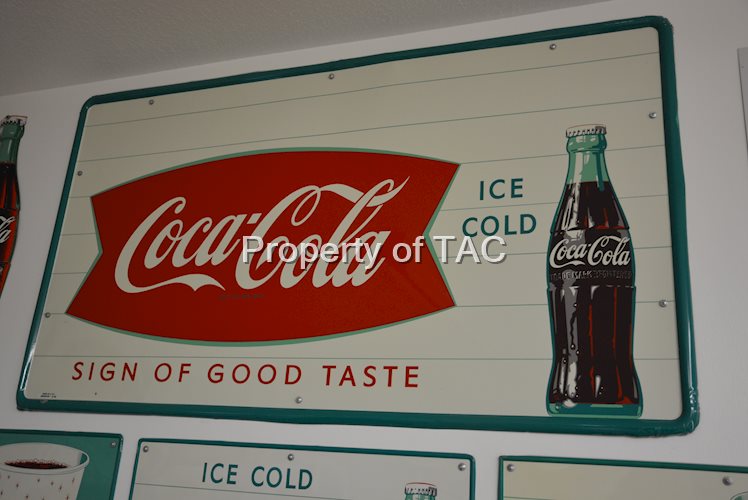 Drink Coca-Cola "Sign of Good Taste" with fishtail logo