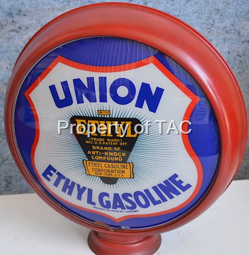 Union Ethyl Gasoline w/Logo 15" Single Globe Lens