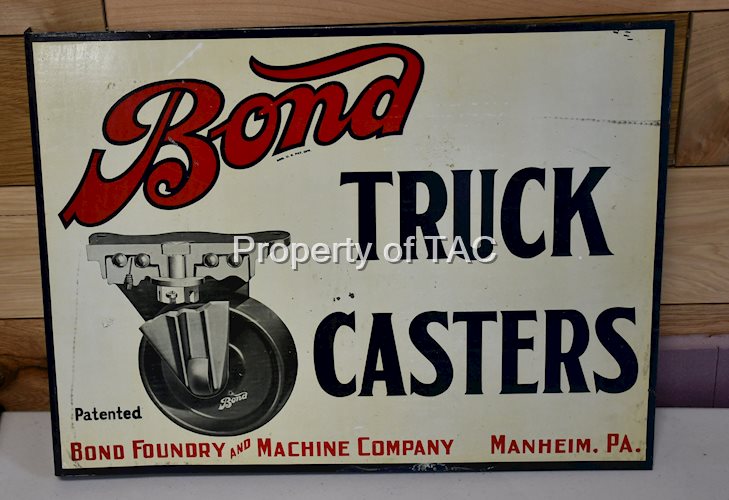 Bond Truck Casters Flange Sign