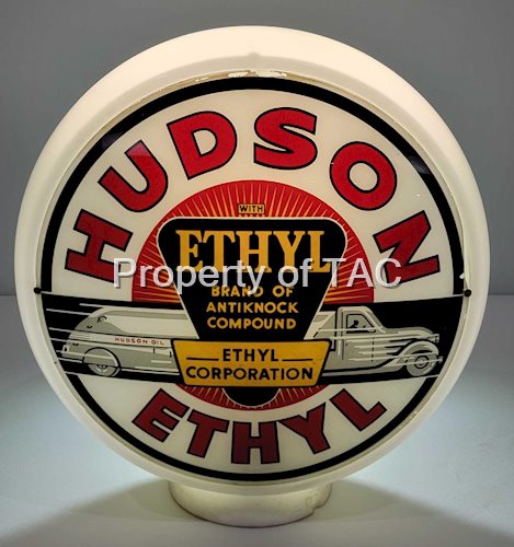 Hudson Ethyl w/Truck Image 13.5" Globe Single Lens