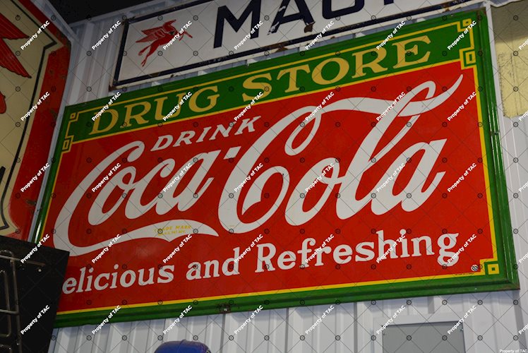Drink Coca-Cola Drug Store" Sign"