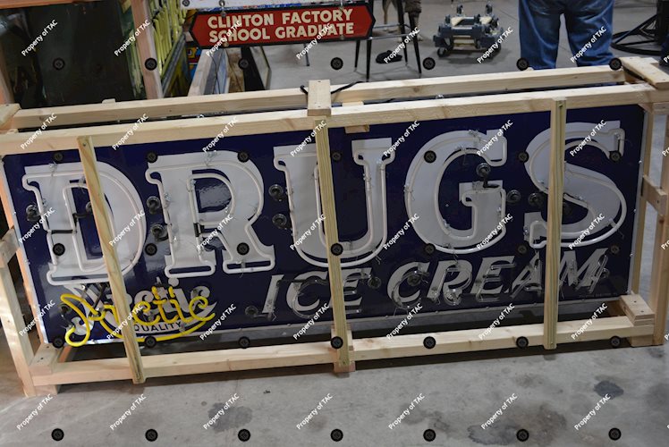 Drugs-Arctic Quality Ice Cream Porcelain Neon Sign