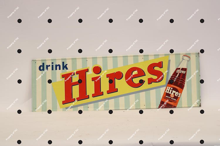 Drink Hires w/bottle & strip logo sign