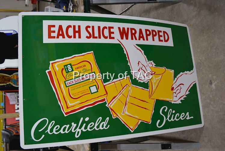 Clearfield American Slices Porcelain Sign