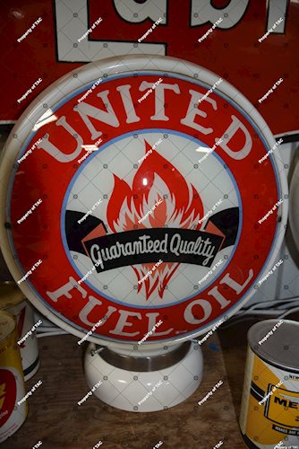United Fuel Oil w/logo 13.5D single lens"