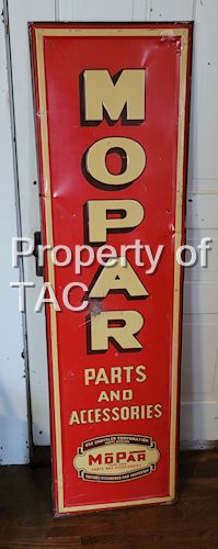 Mopar Parts & Accessories Embossed Tin Sign