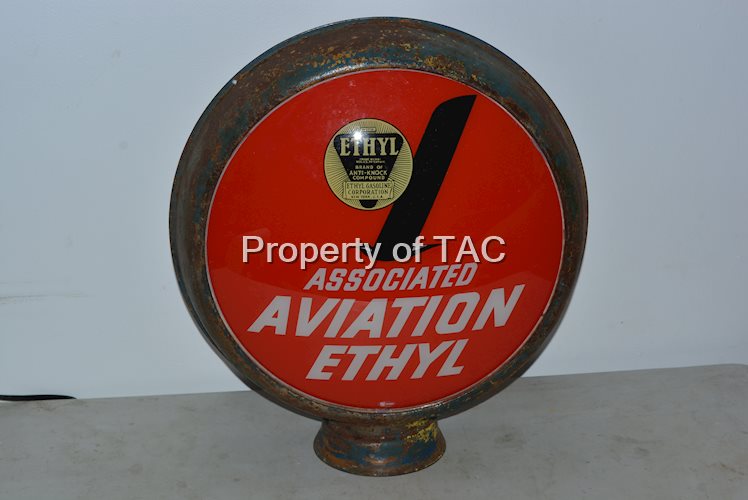 Associated Aviation Ethyl w/Bird Logo 15"D. Single Lens