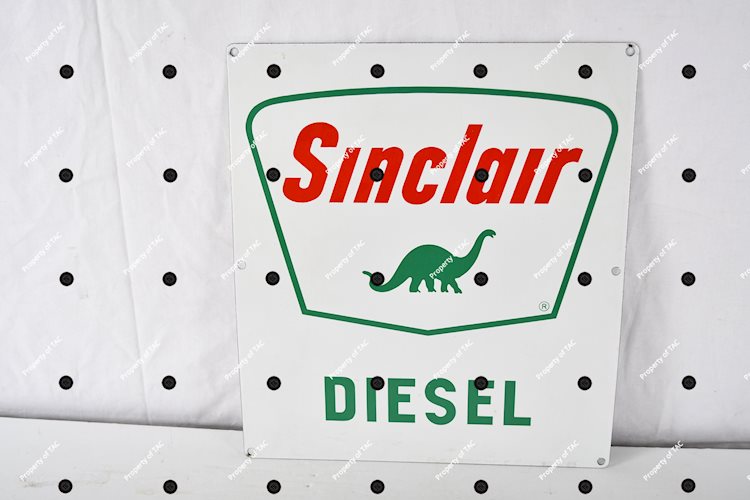 Sinclair Diesel w/logo Porcelain Sign