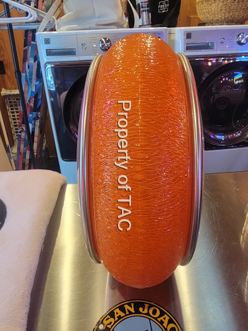 Orange Ripple Globe Body