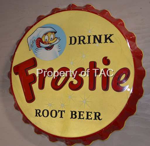 Drink Frostie Root Beer w/logo Metal Sign