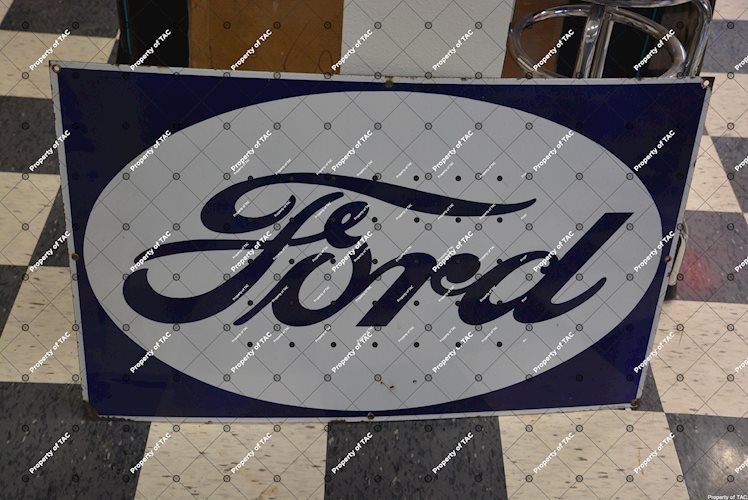 Ford in oval sign