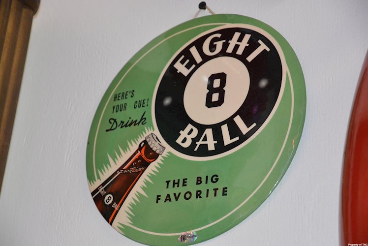Eight Ball w/logo sign