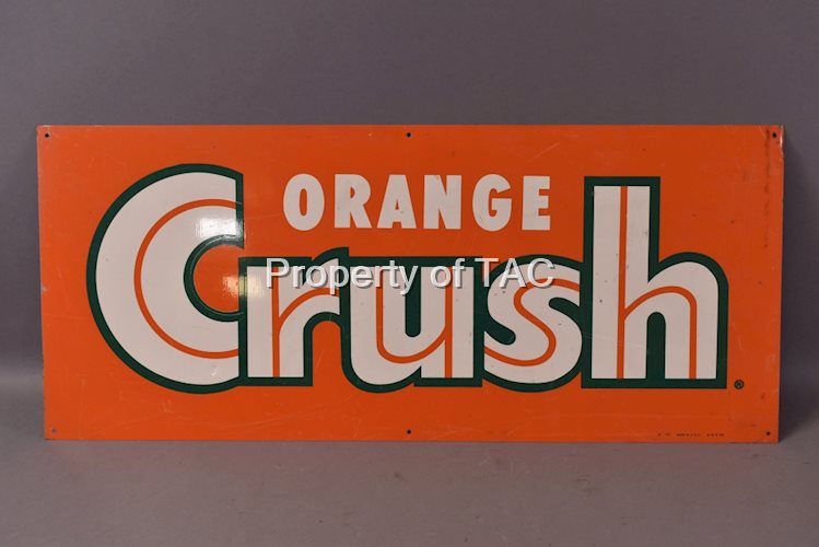 Orange Crush Metal Sign (TAC)
