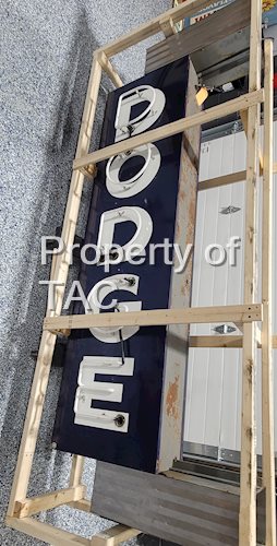 Dodge Porcelain Neon Sign