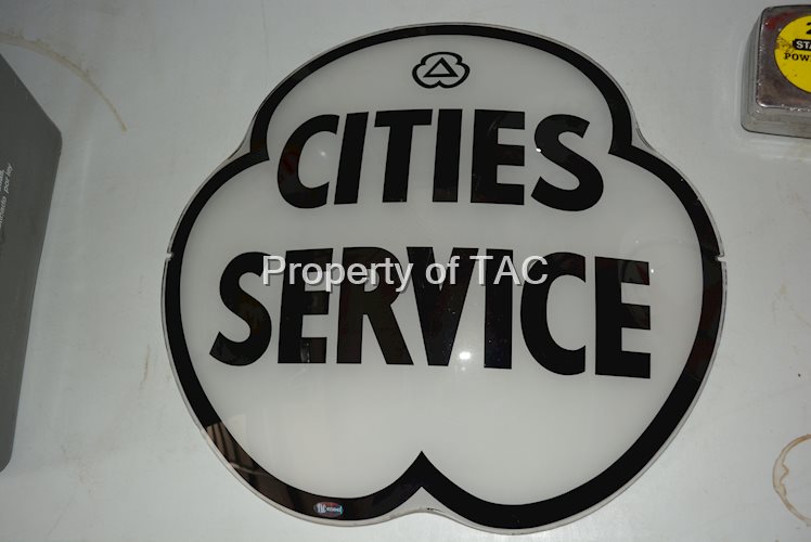 Cities Service w/Logo Clover-Shaped Single Lens
