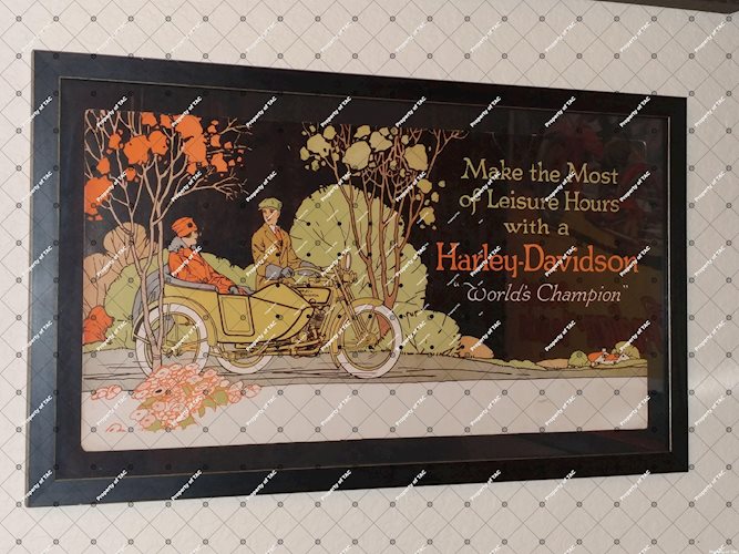 Harley-Davidson (bicycle/motorcycle) poster