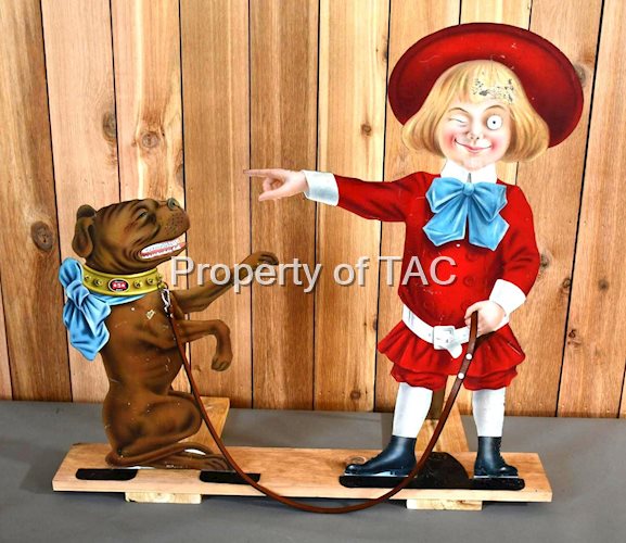 Buster Brown & Tige Shoes Metal Signs