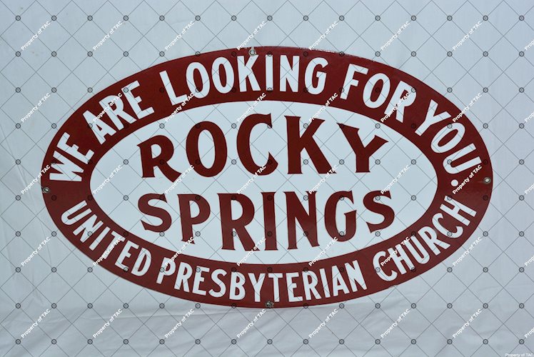 Rock Springs United Presbyterian Church Sign